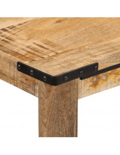 Tavolo da Pranzo 110x55x75 cm in Legno Massello di Mango