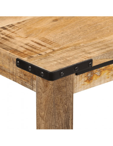 Tavolo da Pranzo 110x55x75 cm in Legno Massello di Mango