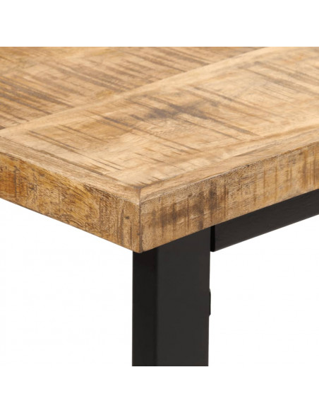 Tavolo da Pranzo 110x55x75 cm in Legno Massello di Mango