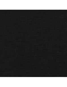 Testiera ad Orecchio Nera 103x16x78/88 cm in Tessuto