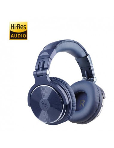 ONEODIO STUDIO PRO 10 HI-RES CUFFIE DJ CABLATE C/ SHAREPORTE E MICROFONO BLUE