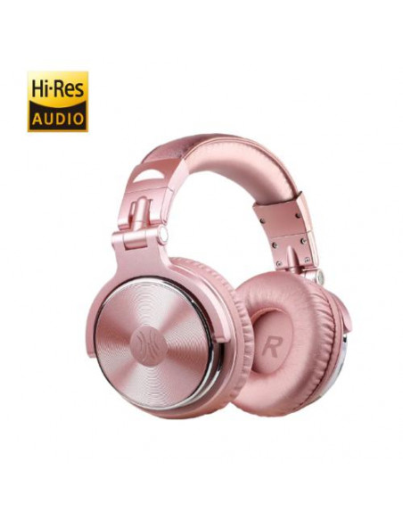 ONEODIO STUDIO PRO 10 HI-RES CUFFIE DJ CABLATE C/ SHAREPORTE E MICROFONO PINK