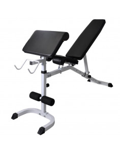 Panca Multifunzione con Rack Bilanciere e Set Manubri 120 kg 2