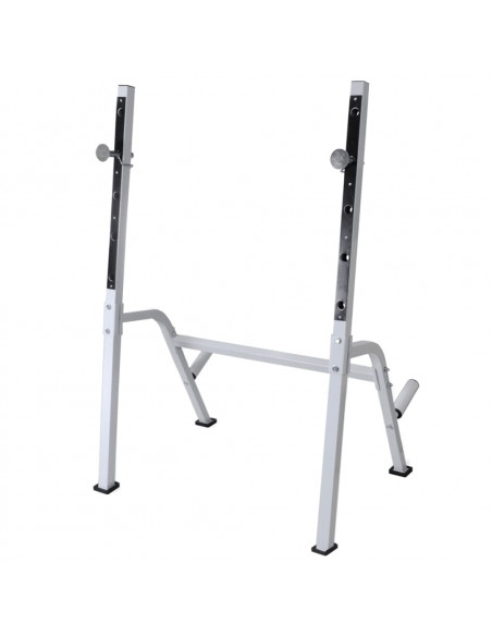Panca Multifunzione con Rack Bilanciere e Set Manubri 120 kg