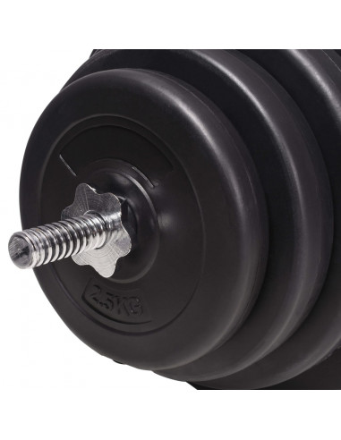 Panca Multifunzione con Bilanciere e Set di Manubri 120 kg