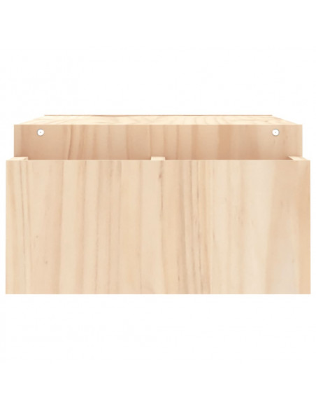 Supporto per Monitor 100x27,5x15cm in Legno Massello di Pino