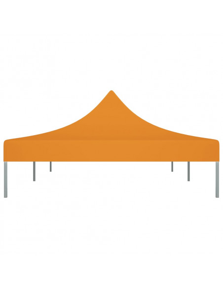 Tetto per Tendone per Feste 6x3 m Arancione 270 g/m²
