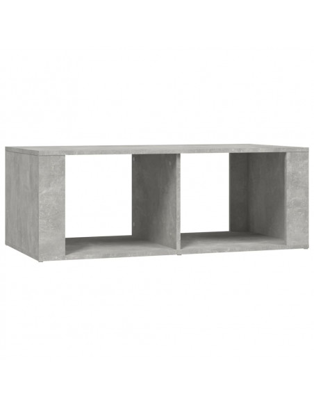 Tavolino Salotto Grigio Cemento 100x50x36 cm Legno Multistrato