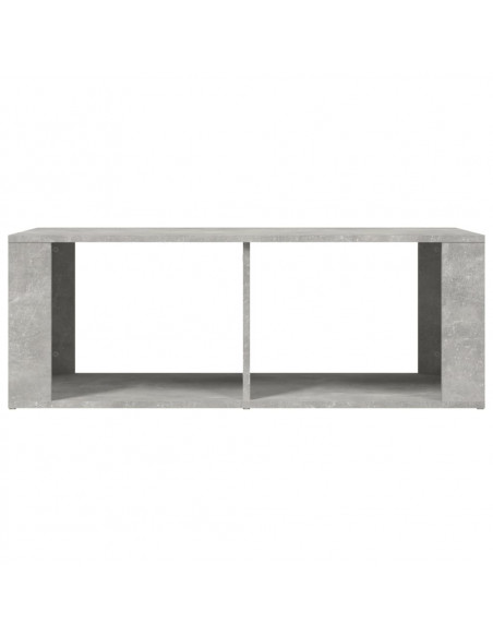 Tavolino Salotto Grigio Cemento 100x50x36 cm Legno Multistrato