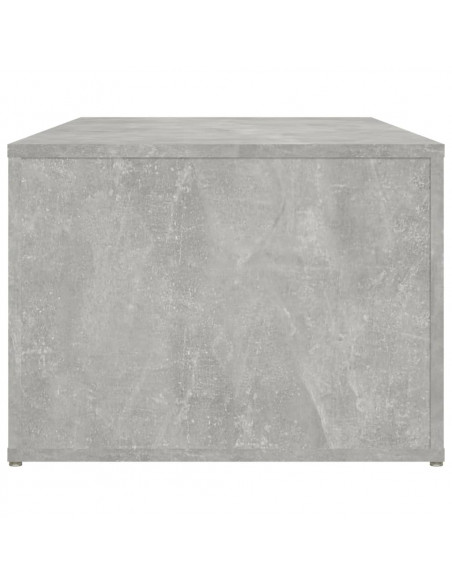 Tavolino Salotto Grigio Cemento 100x50x36 cm Legno Multistrato