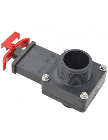 Valvola a Saracinesca per Piscina 2 pz 1,5"