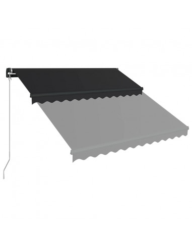 Tenda da Sole Retrattile Manuale 350x250 cm Antracite