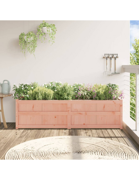 Fioriera da Giardino 180x50x50 cm in Legno Massello di Douglas
