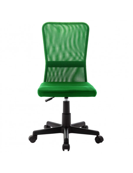 Sedia da Ufficio Verde 44x52x100 cm in Tessuto a Rete