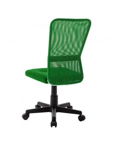 Sedia da Ufficio Verde 44x52x100 cm in Tessuto a Rete