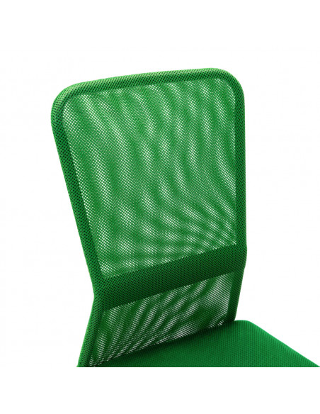 Sedia da Ufficio Verde 44x52x100 cm in Tessuto a Rete