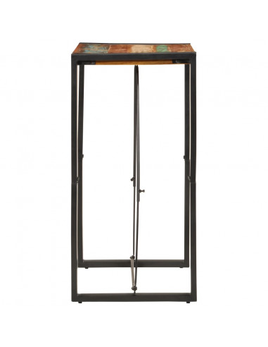 Tavolo da Bar 60x55x110 cm in Legno Massello di Recupero