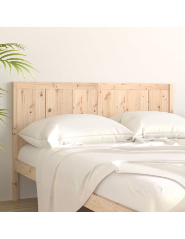 Testiera per Letto 140,5x4x100 cm in Legno Massello di Pino