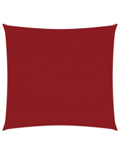 Vela Parasole in Tela Oxford Quadrata 3,6x3,6 m Rosso 2