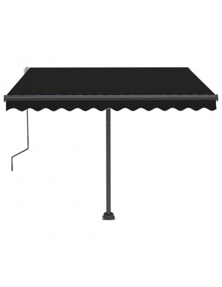 Tenda da Sole Manuale Autoportante 300x250 cm Antracite