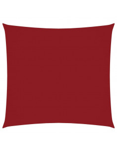 Vela Parasole in Tela Oxford Quadrata 2x2 m Rossa 2