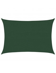 Vela Parasole 160 g/m² Verde Scuro 4x6 m in HDPE 2