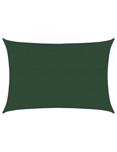 Vela Parasole 160 g/m² Verde Scuro 4x6 m in HDPE