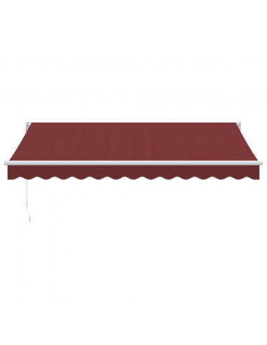 Tenda da Sole Retrattile Manuale Bordò 350x250 cm