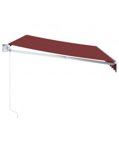 Tenda da Sole Retrattile Manuale Bordò 350x250 cm