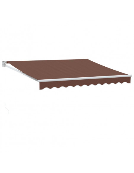 Tenda Sole Retrattile Manuale 300x250 cm Marrone