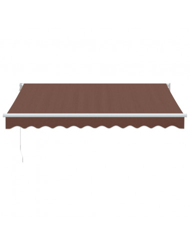 Tenda Sole Retrattile Manuale 300x250 cm Marrone