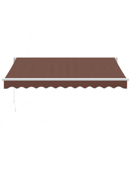 Tenda Sole Retrattile Manuale 300x250 cm Marrone