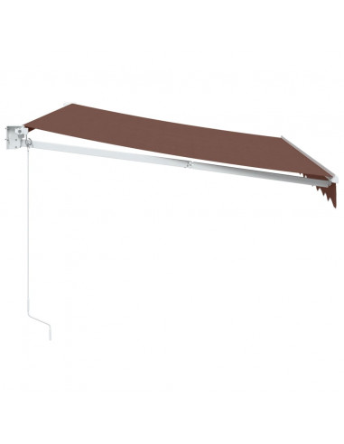 Tenda Sole Retrattile Manuale 300x250 cm Marrone