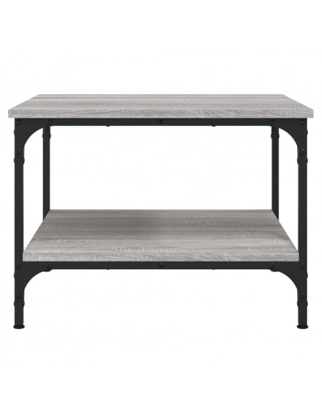 Tavolino da Salotto Grigio Sonoma 55x55x40 cm Legno Multistrato