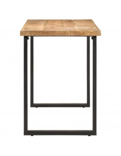 Tavolo da Pranzo 110x55x75 cm in Legno Massello di Mango 2