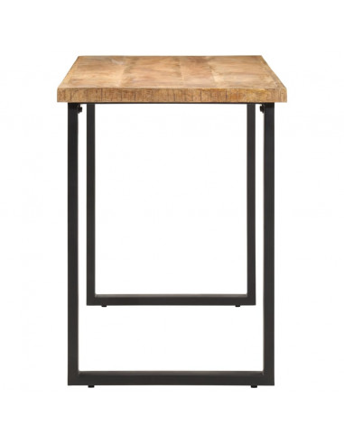 Tavolo da Pranzo 110x55x75 cm in Legno Massello di Mango