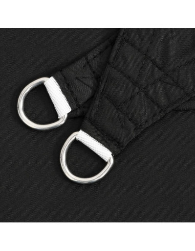 Parasole a Vela Oxford Triangolare 3,6x3,6x3,6 m Nero