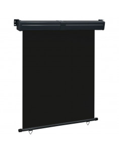 Tenda Laterale per Terrazzo 140x250 cm Nera