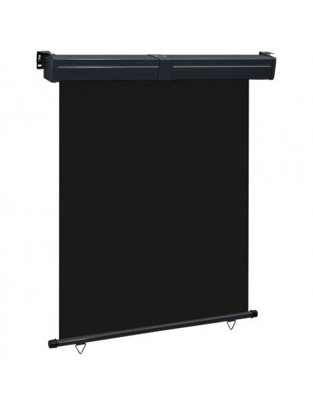 Tenda Laterale per Terrazzo 140x250 cm Nera