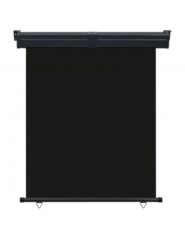 Tenda Laterale per Terrazzo 140x250 cm Nera