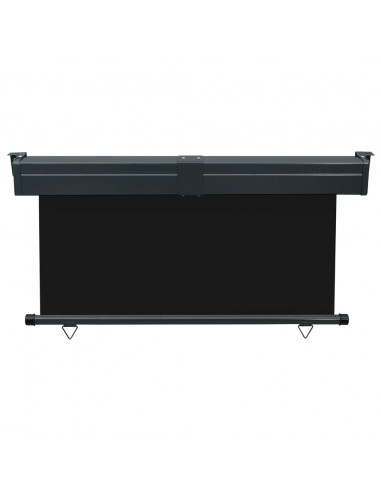 Tenda Laterale per Terrazzo 140x250 cm Nera