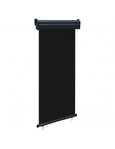 Tendalino Laterale per Balcone 85x250 cm Nero