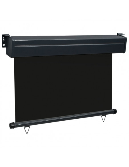 Tendalino Laterale per Balcone 85x250 cm Nero