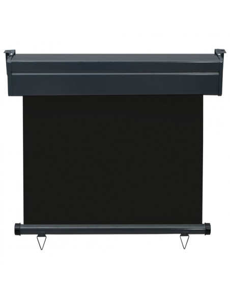 Tendalino Laterale per Balcone 85x250 cm Nero