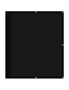 Paravento da Balcone Nero 120x1000 cm 100% Poliestere Oxford 2