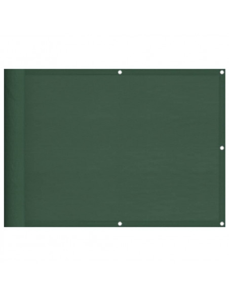 Paravento Balcone Verde Scuro 75x800 cm 100% Poliestere Oxford