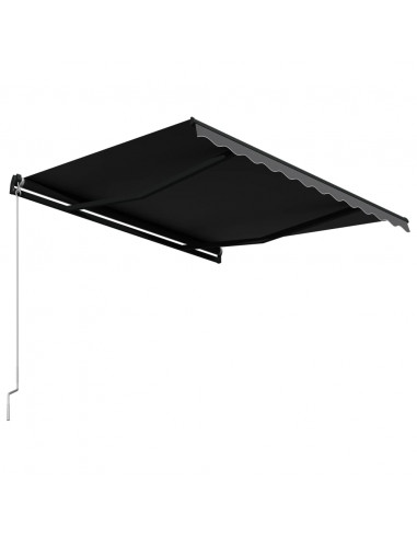 Tenda da Sole Retrattile Manuale 300x250 cm Antracite