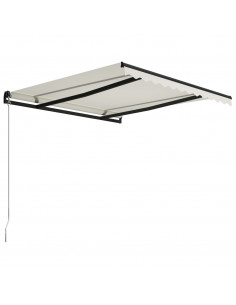 Tenda da Sole Retrattile Manuale 300x250 cm Crema 2