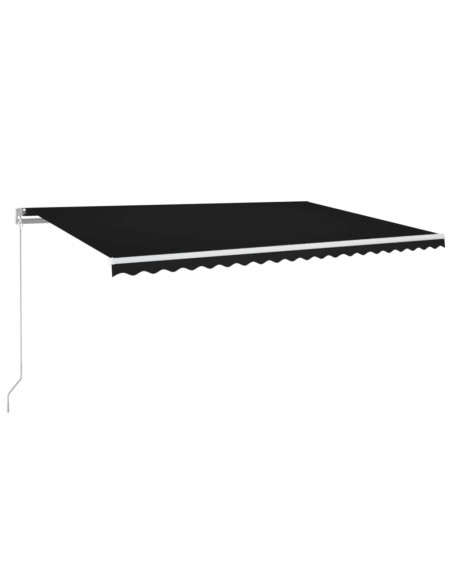 Tenda da Sole Retrattile Manuale 500x350 cm Antracite