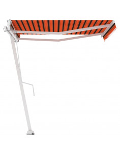 Tenda da Sole Automatica Autoportante 300x250cm Arancio Marrone